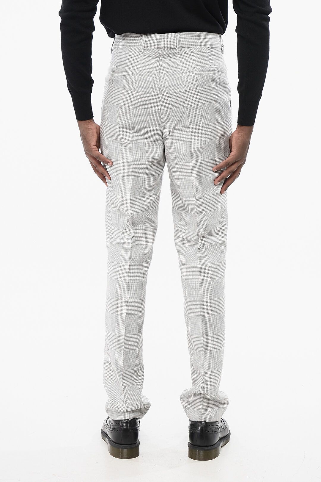 Brunello Cucinelli og1mm0825 Single-pleatet Cotton Blend Pant in Grey Size US 36 / EU 52 - 4 Thumbnail