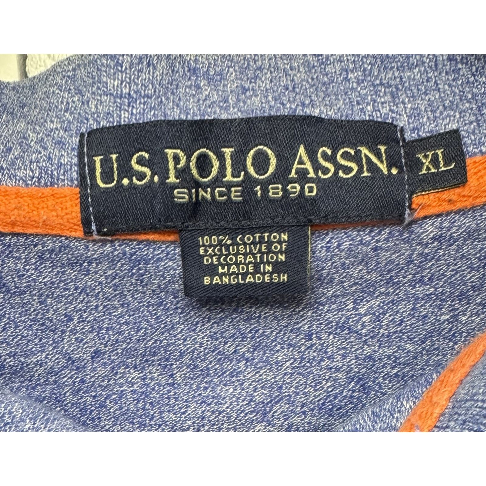 U.S. Polo Assn. US Polo Assn Polo Shirt Mens XL Blue Short Sleeve Golf Top Size US XL / EU 56 / 4 - 2 Thumbnail