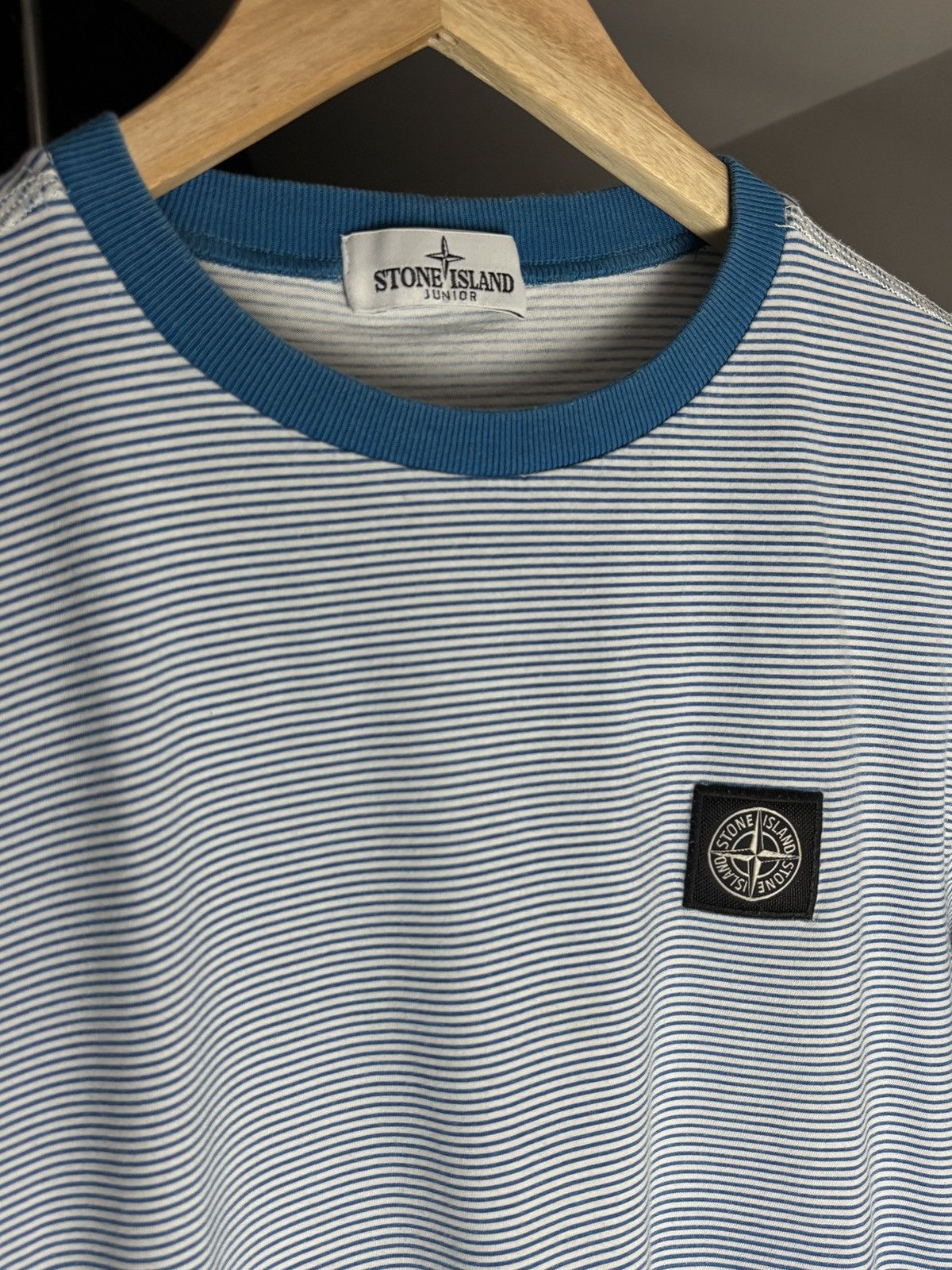 Stone Island Stone Island Junior Striped T-Shirt Size US XS / EU 42 / 0 - 3 Thumbnail