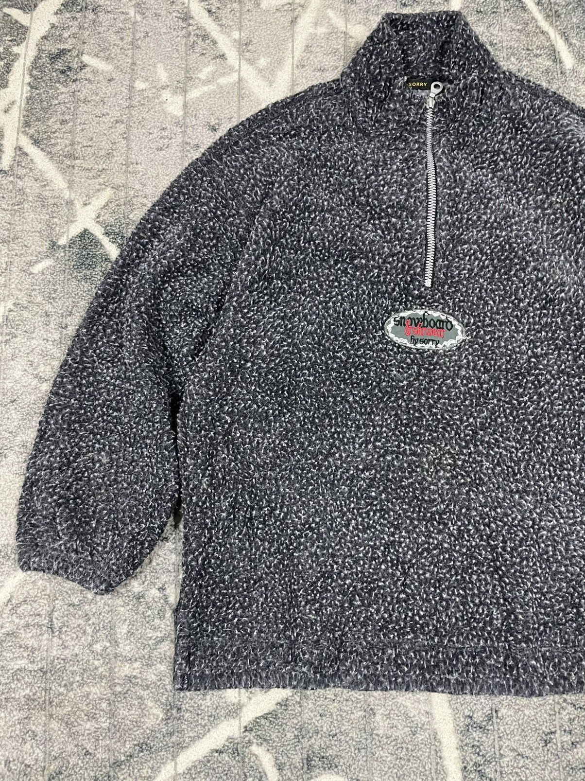 Japanese Brand SNOW BOARD HALF ZIPPER SWEATER Size US L / EU 52-54 / 3 - 2 Thumbnail