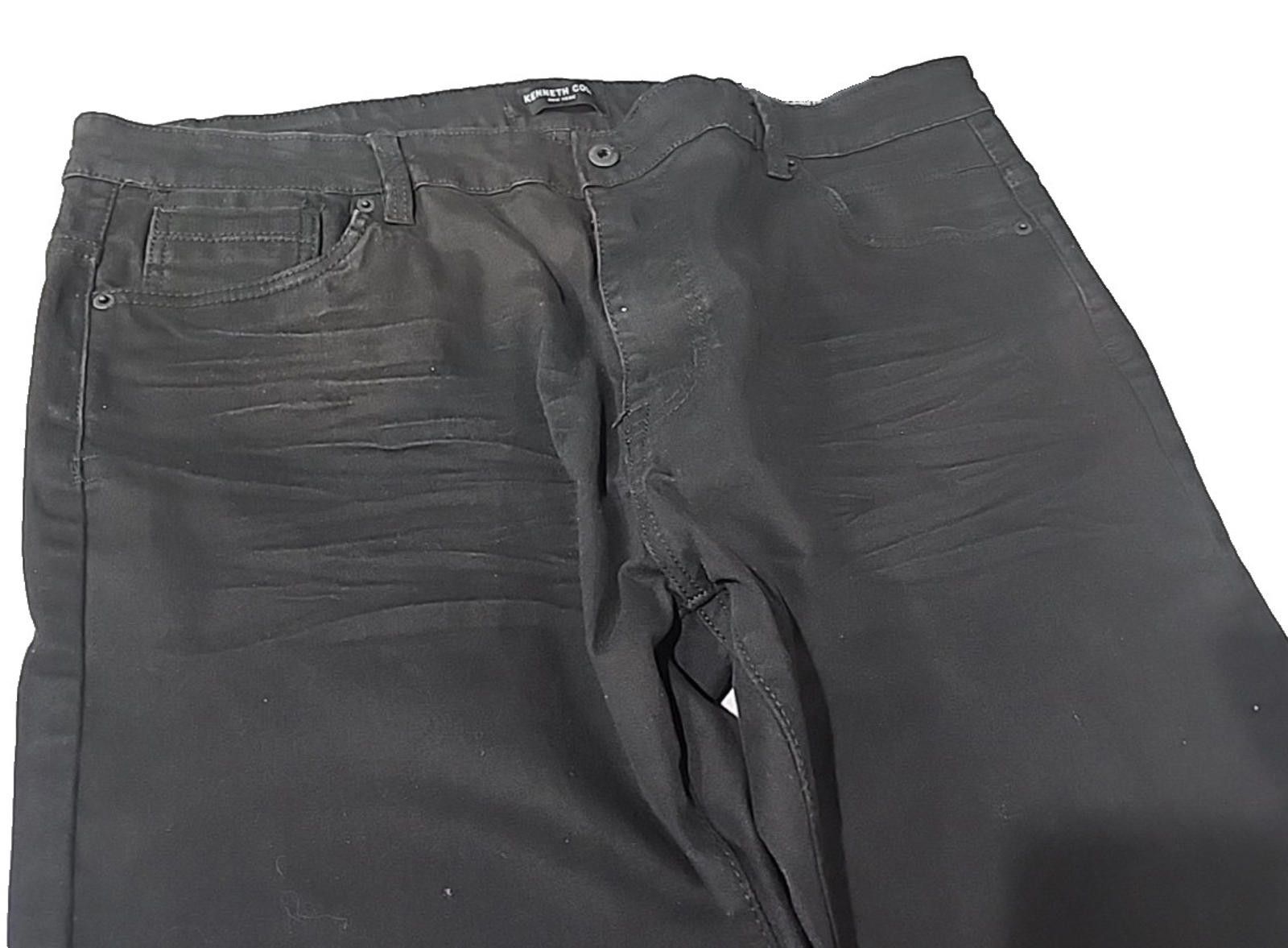 Kenneth Cole Kenneth Cole Black Jeans Actual 42x29 Tapered Fit Classic Size US 42 / EU 58 - 2 Thumbnail