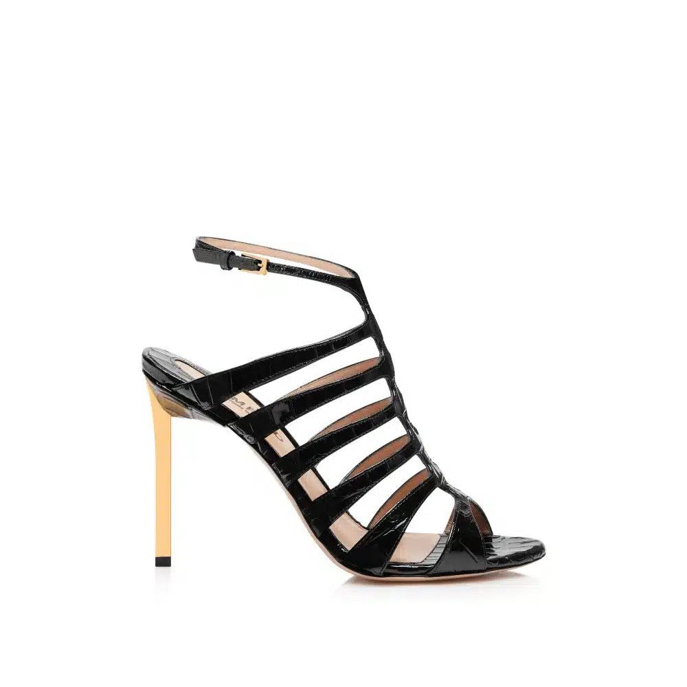 Tom Ford o1loc1c0425 W3425 Leather Carine Sandals in Black Size US 6 / IT 36 - 1 Thumbnail