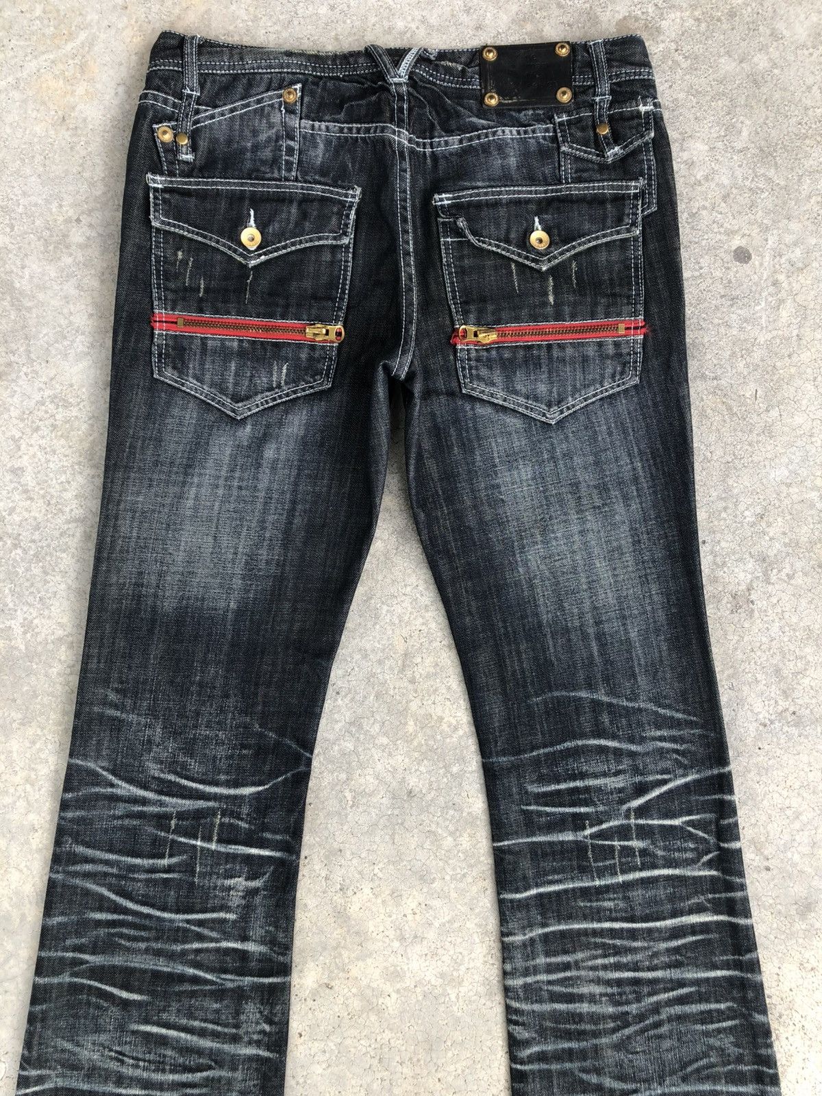If Six Was Nine Semantic Design Flared Jeans Distressed Jeans Size US 32 / EU 48 - 8 Thumbnail