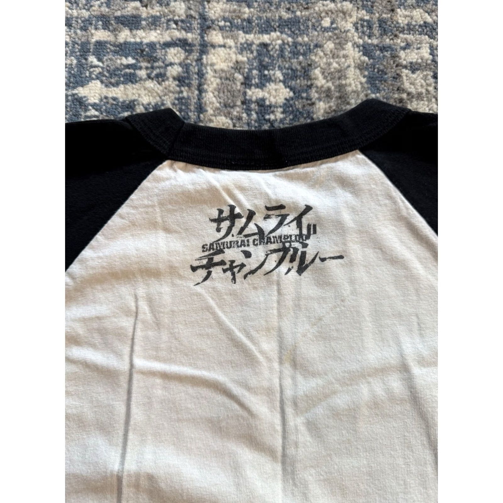 Vintage VINTAGE Samurai Champloo Anime Raglan Baseball Style 3/4 Sleeve T Shirt M White Men Shirt Anime 2000s Size US M / EU 48-50 / 2 - 5 Thumbnail