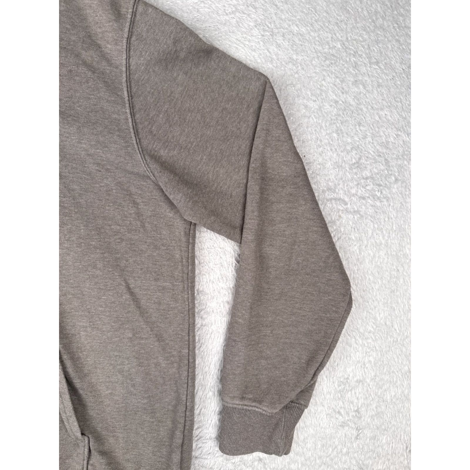 The North Face VINTAGE The North Face Hoodie Mens Pullover Gray Heather Large Cotton Pockets Logo 90s Ski/Outdoor Mens Size US L / EU 52-54 / 3 - 2 Thumbnail