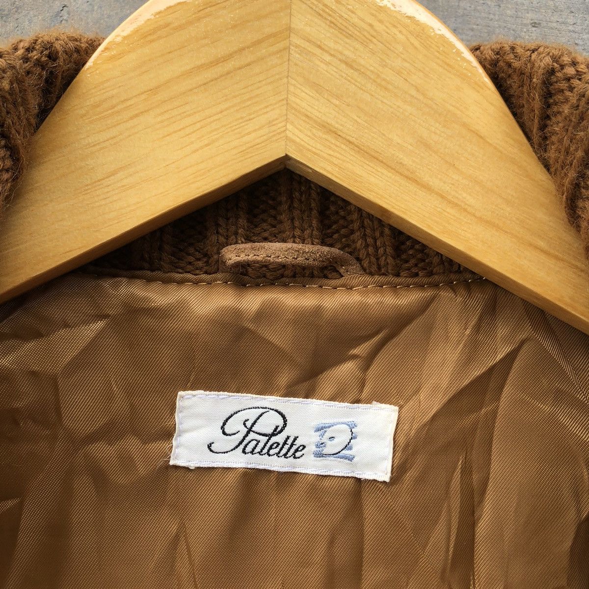 Tornado Mart 💥 rare 💥 2000s PALETTE genuine suede leather knitted jacket Size US M / EU 48-50 / 2 - 4 Thumbnail