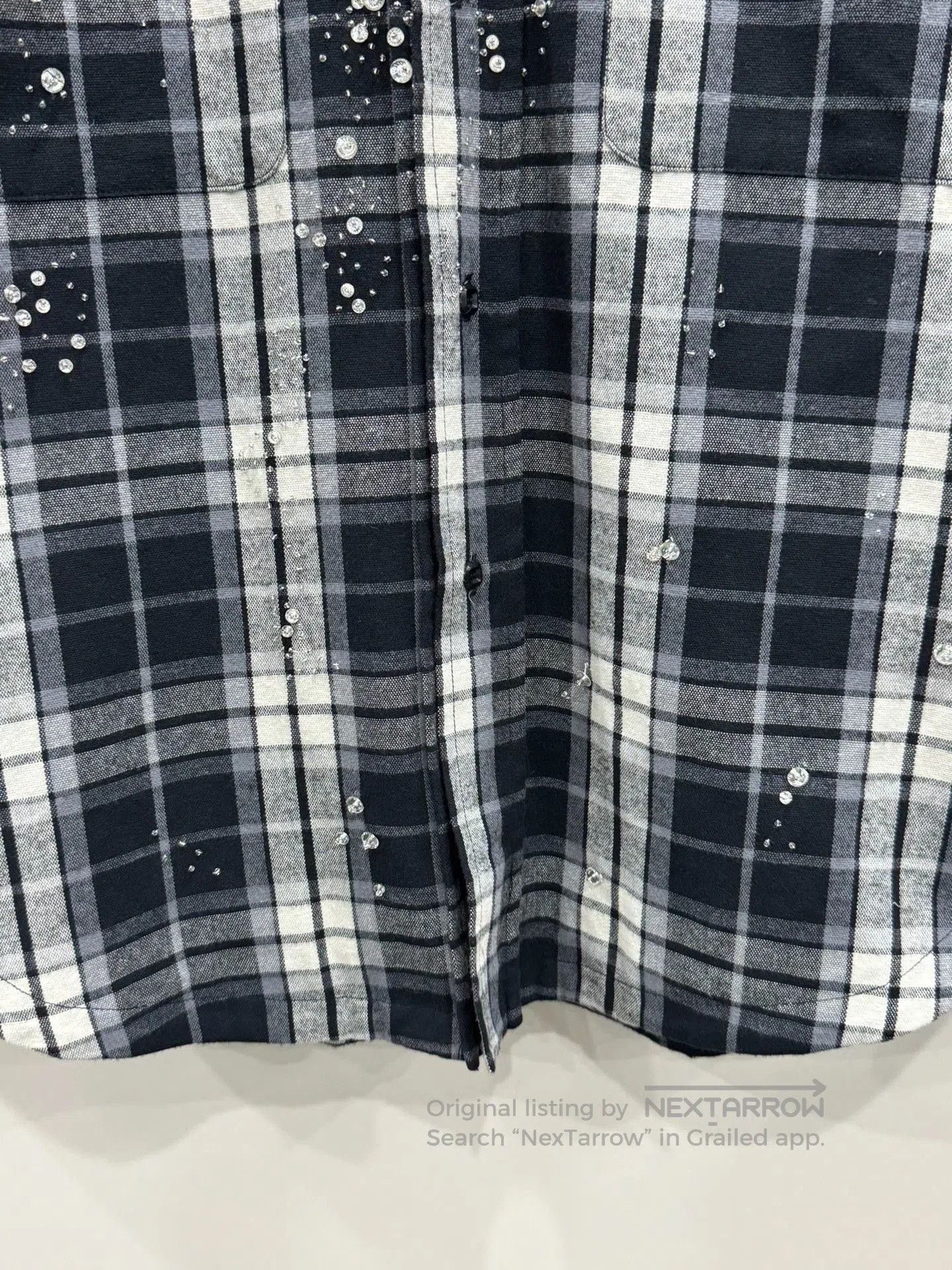 Other Creator Spiritus Plaid Rhinestone Shirt. Size S / US 4 / IT 40 - 4 Thumbnail