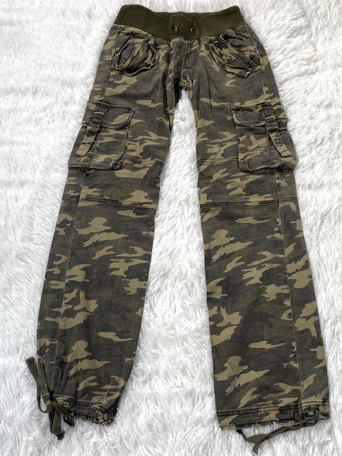 Vintage ❗️SALE❗️Vintage Upper Freak Cargo Tactical Camo Bondage Pant Size 28" / US 6 / IT 42 - 2 Thumbnail