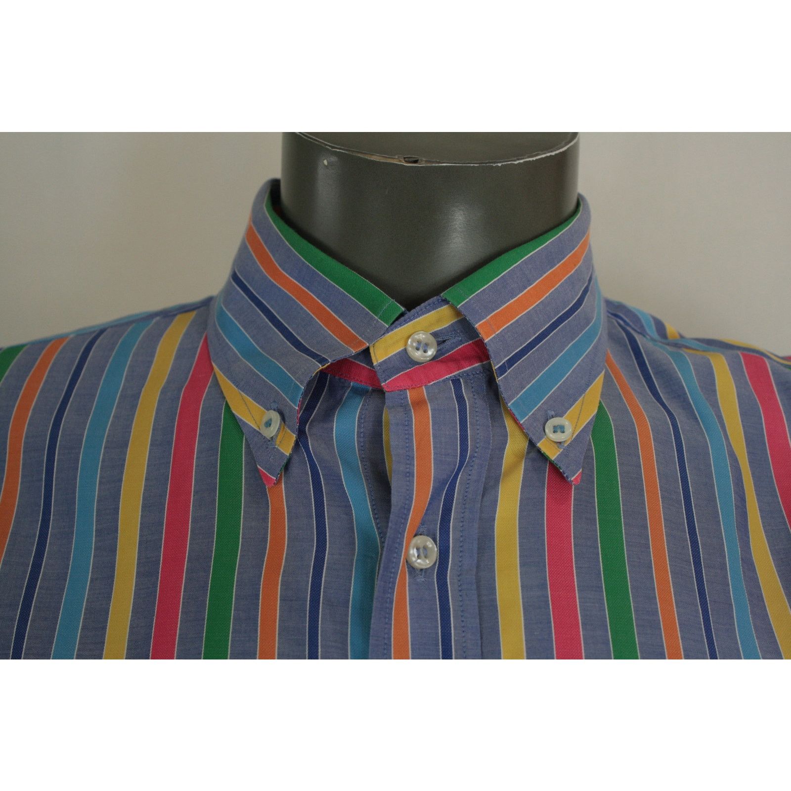 Paul & Shark Paul & Shark Italy Striped Button Down Shirt Mens XL 42 Size US XL / EU 56 / 4 - 4 Thumbnail
