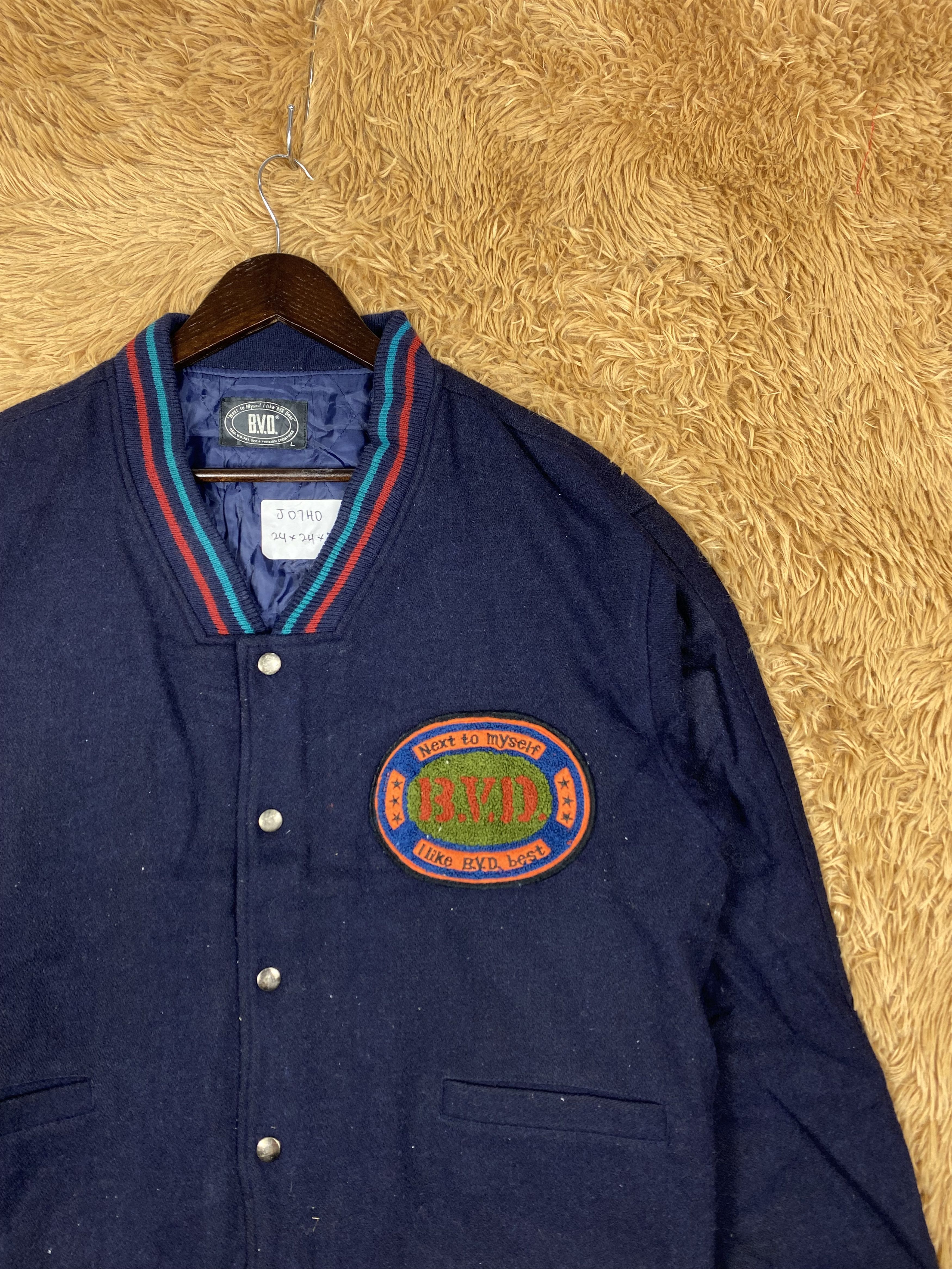 Japanese Brand Vintage B.V.D Button Up Jacket DJ0740 Size US L / EU 52-54 / 3 - 3 Thumbnail