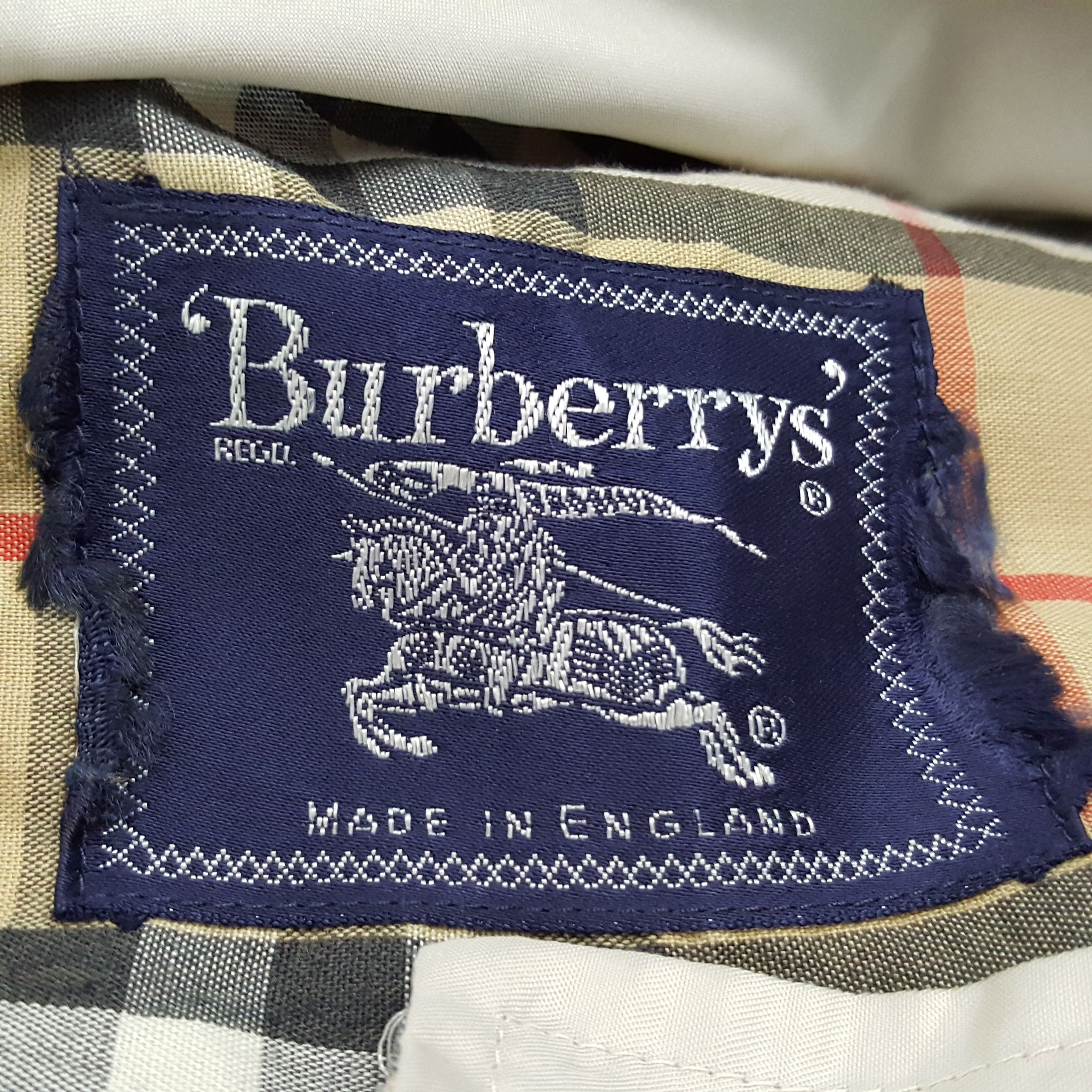 Burberry × Vintage Vintage Burberrys' Luxury Brand Trench Jacket Size US L / EU 52-54 / 3 - 6 Thumbnail
