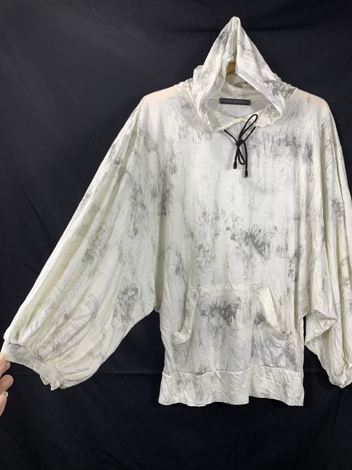 If Six Was Nine × Japanese Brand × Le Grande Bleu (L.G.B.) CRAZY GOTHIC PUNK JAPANESE TINE MOTION ABSTRACT HOODED Size US L / EU 52-54 / 3 - 3 Thumbnail