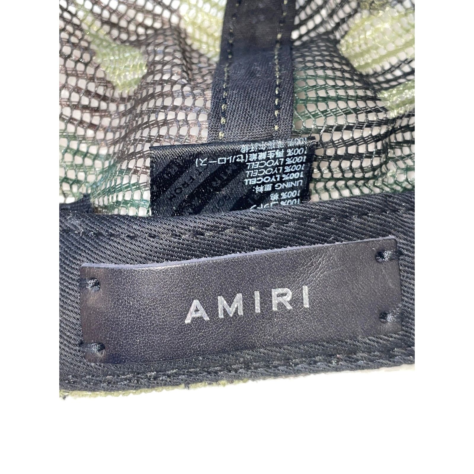 Amiri Amiri Orange Core Logo Camo Hat Size ONE SIZE - 4 Thumbnail