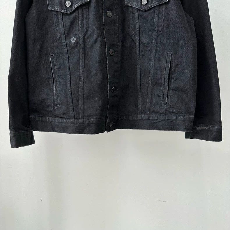 Balenciaga Balenciaga FW22 3B SPORTS ICON Embroidered Logo Denim Jacke Size US S / EU 44-46 / 1 - 5 Thumbnail