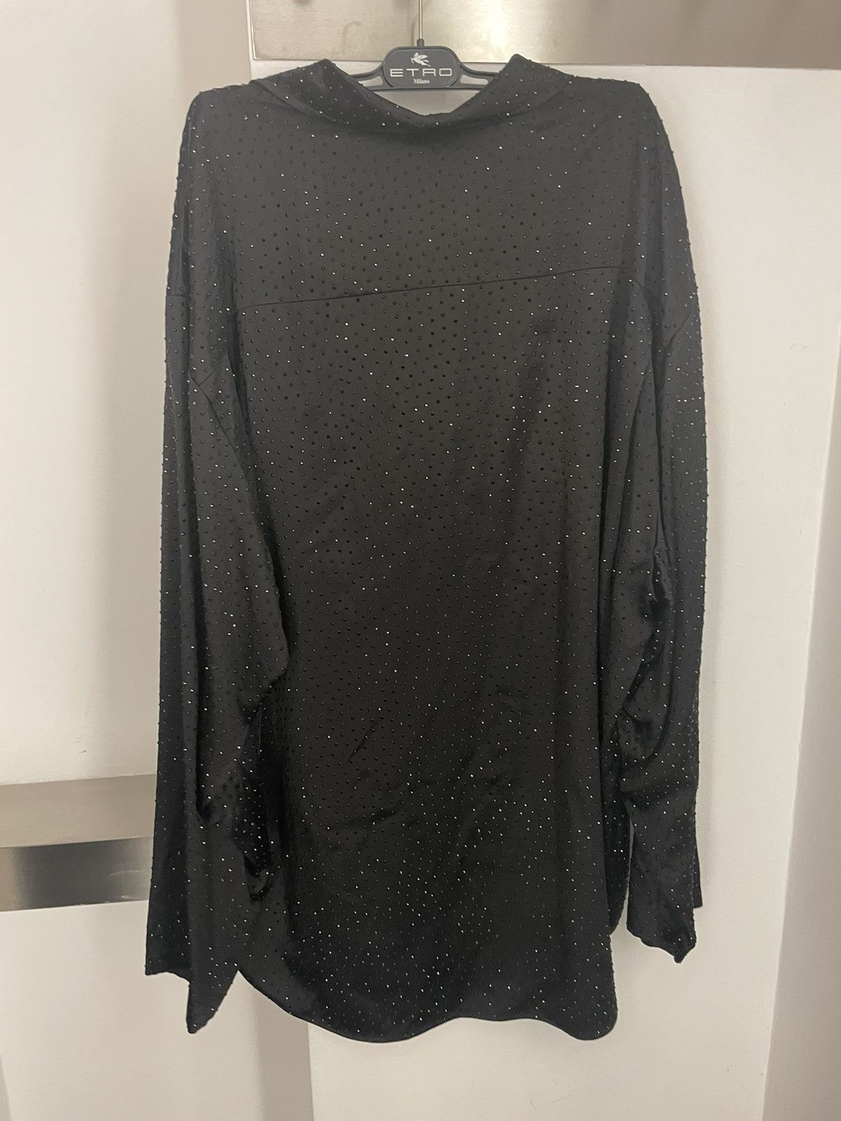 Balenciaga RHINESTONE-EMBELLISHED SHIRT Size M / US 6-8 / IT 42-44 - 3 Thumbnail