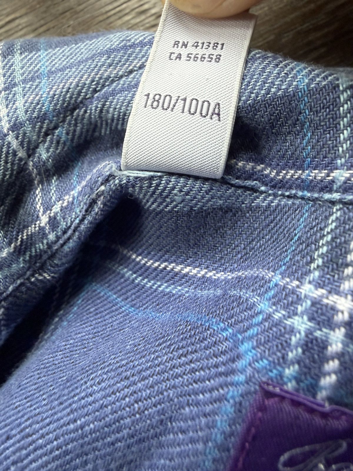 Ralph Lauren Purple Label Purple Label button down linen flannel size L Size US L / EU 52-54 / 3 - 6 Thumbnail