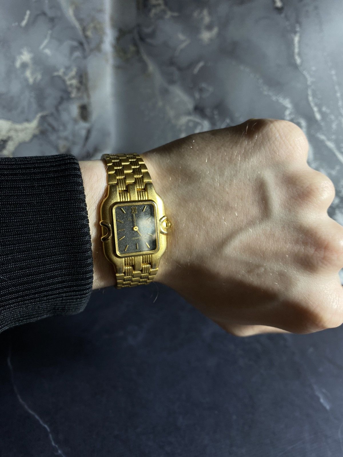 Vintage Philip Persio Gold Watch – Vintage Elegance Japanese Brand Size ONE SIZE - 3 Thumbnail