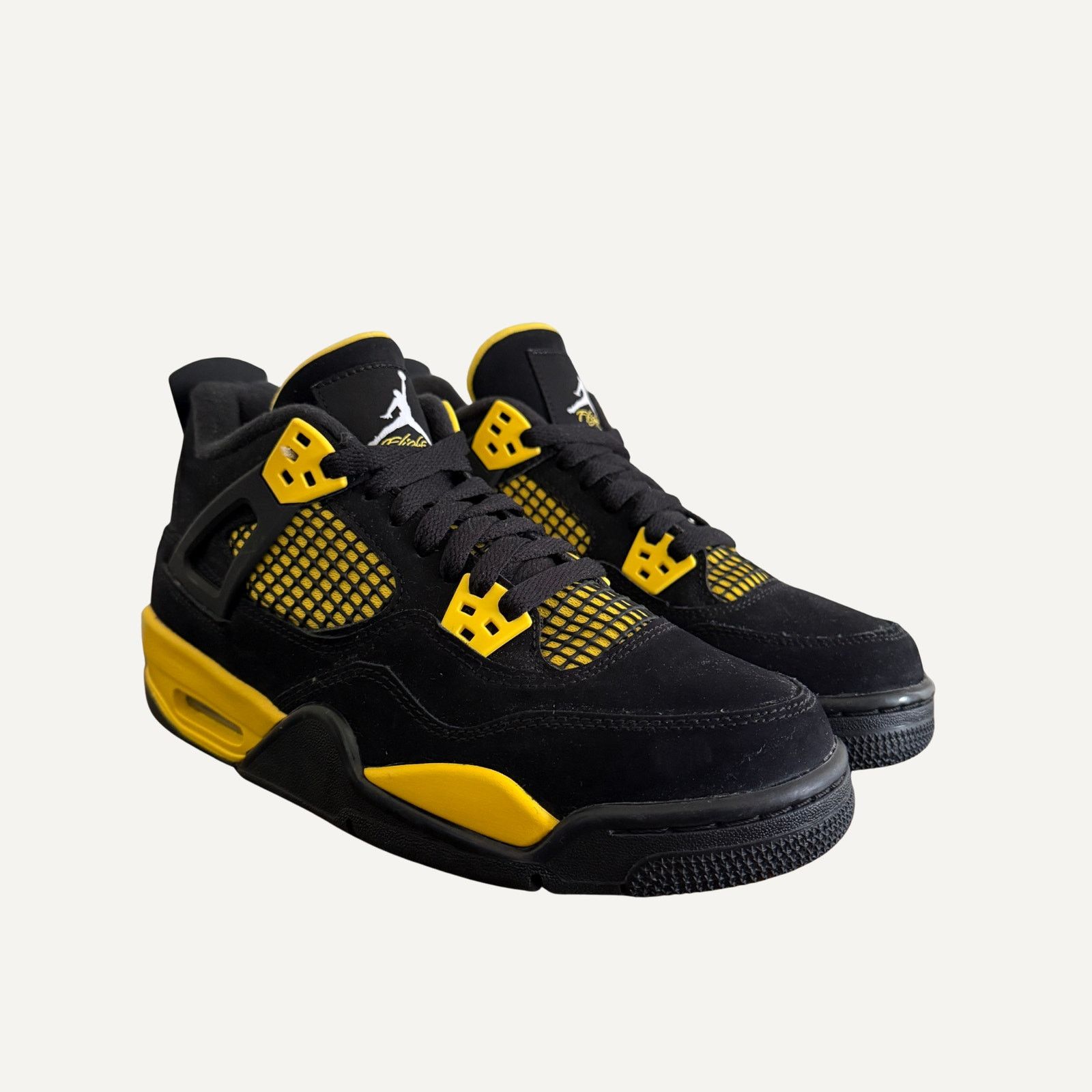 Nike Size 6.5Y - Nike Air Jordan 4 Youth Thunder GS 408452-017 Size US 6.5 / EU 39-40 - 1 Thumbnail