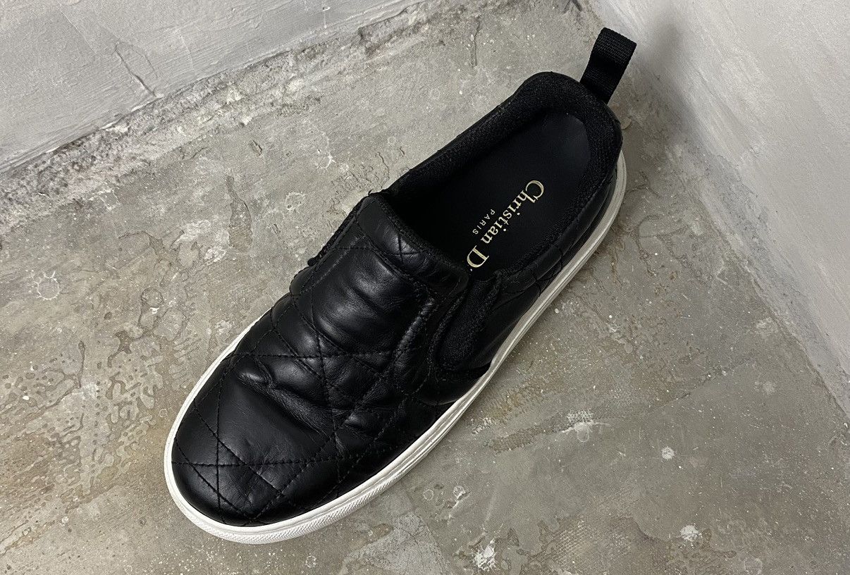 Dior Christian Dior - Solar Cannage Quilted Slip-on Size US 7 / IT 37 - 3 Thumbnail