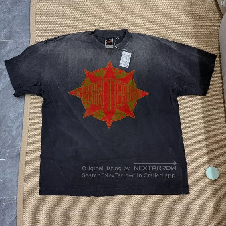 Saint Michael Saint Michael Victory star washed and distressed black sho Size US L / EU 52-54 / 3 - 1 Thumbnail