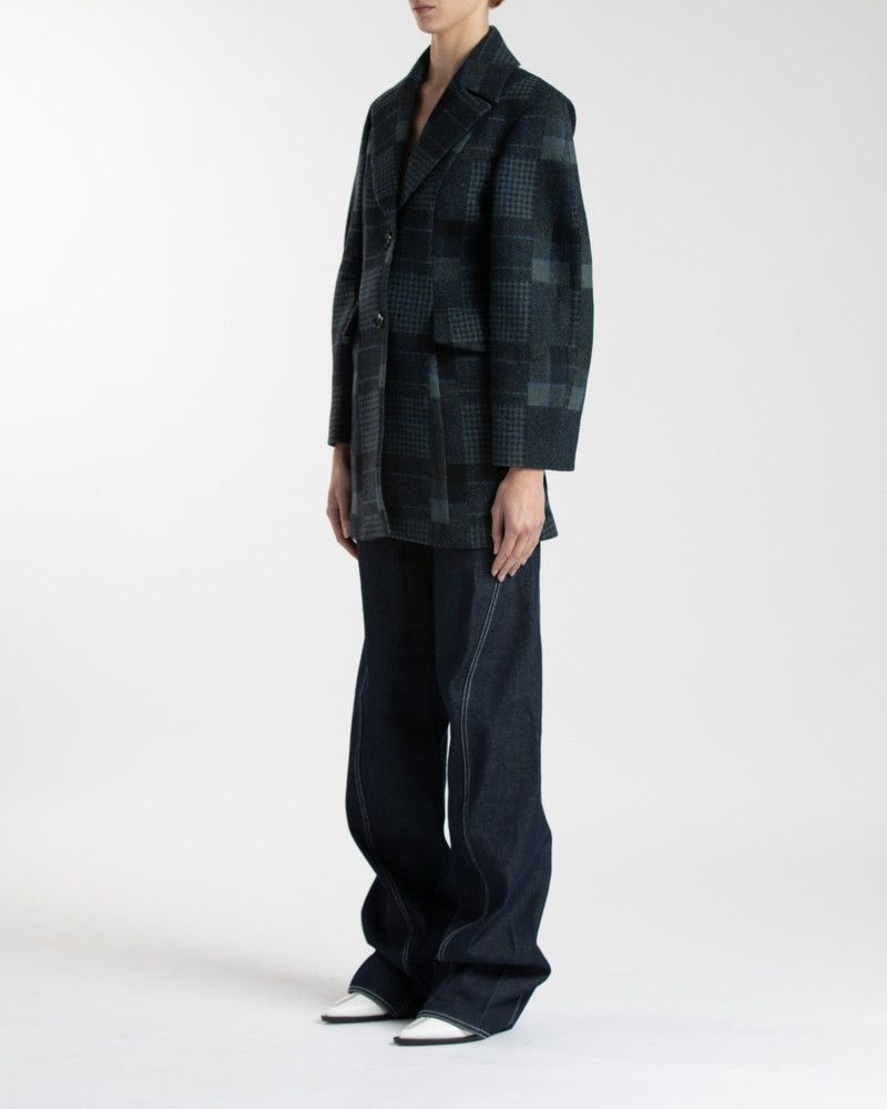 Elleme Elleme Paris Checked Jacket/Coat Size XS / US 0-2 / IT 36-38 - 2 Thumbnail