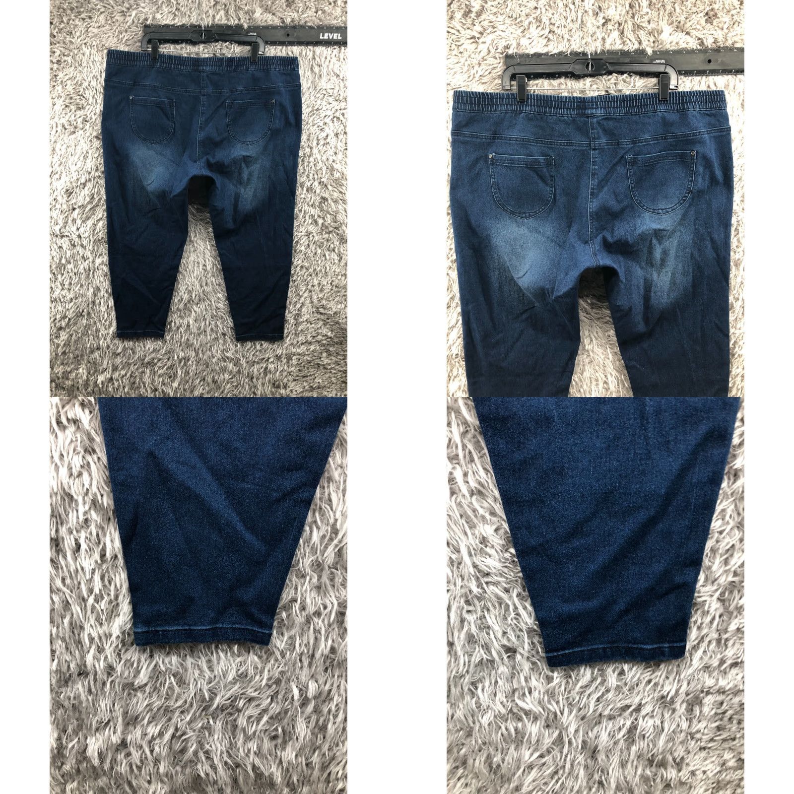 Vintage Just Love Pull On Jeans Womens Plus Size 2X Medium Wash Blue Size 40" / US 18 - 8 Thumbnail