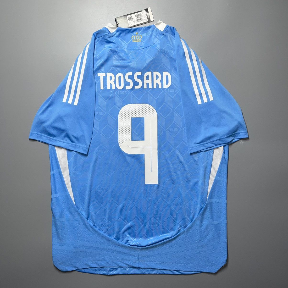BELGIUM ADIDAS 2024 EURO FOOTBALL AWAY JERSEY #9 TROSSARD