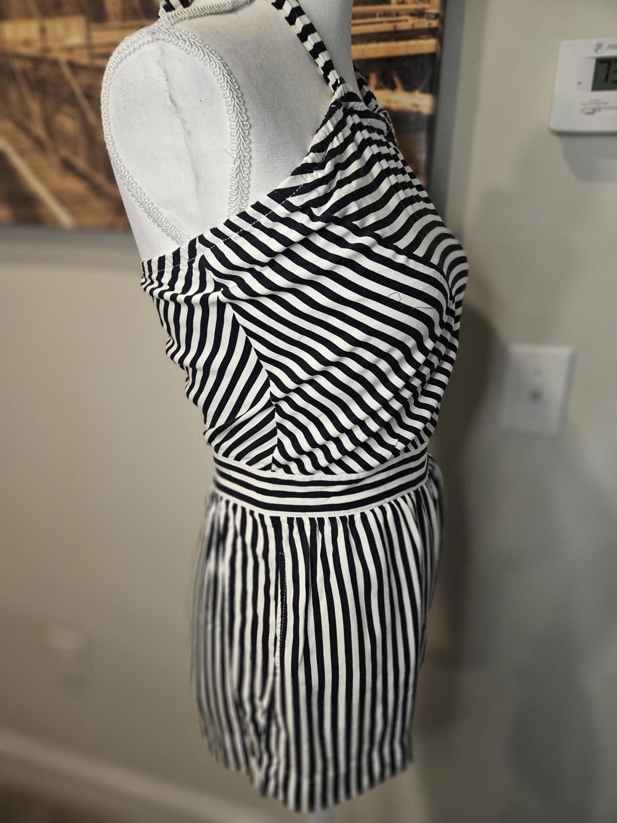 Diesel Diesel Striped Halter Romper Size 25" / US 0 / IT 36 - 2 Thumbnail