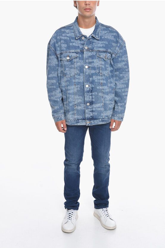 Vetements o1y0924 Denim Jacket in Blue Size US M / EU 48-50 / 2 - 4 Thumbnail