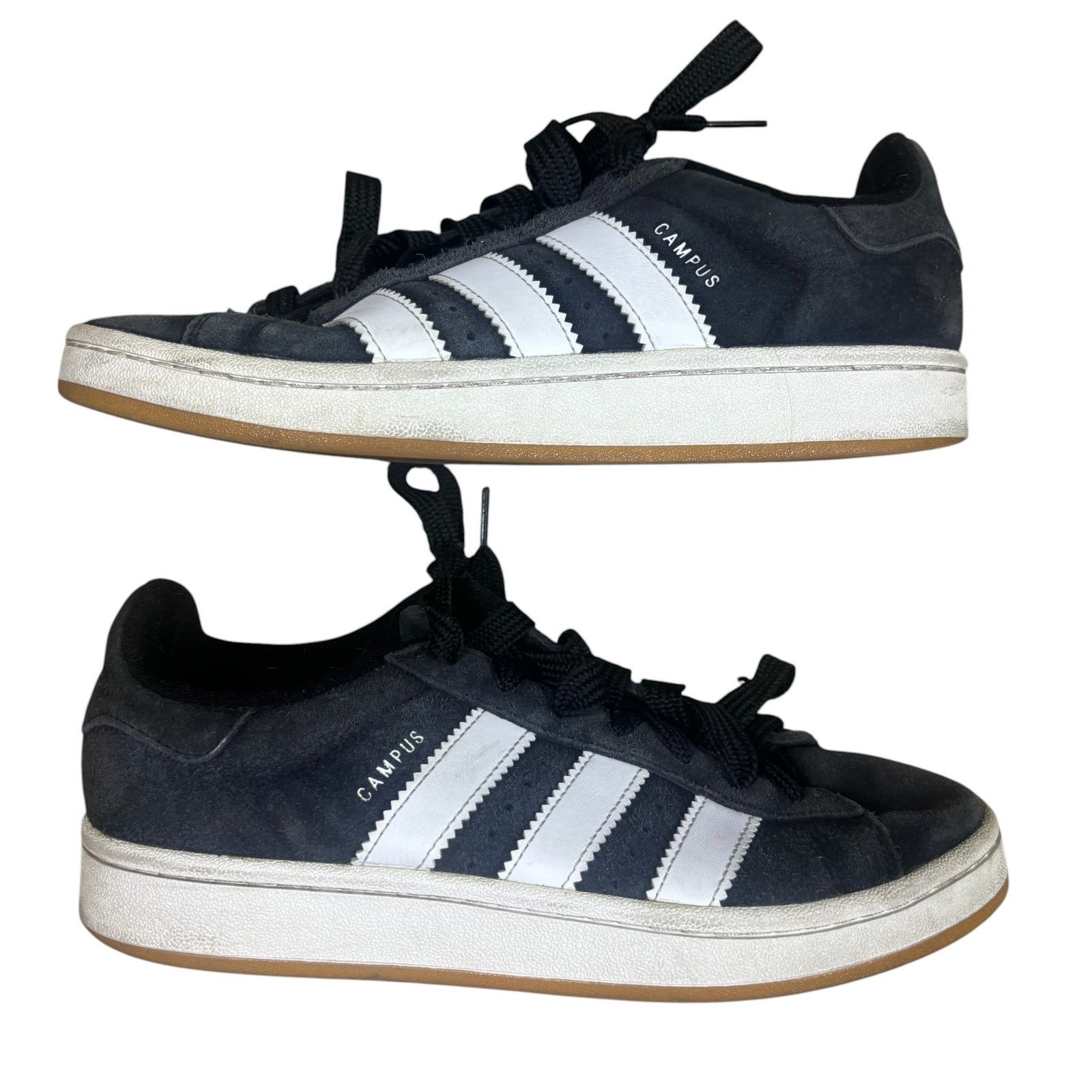 Adidas Adidas Campus shoes mens size 7 black and white streetwear Size US 7 / EU 40 - 1 Thumbnail