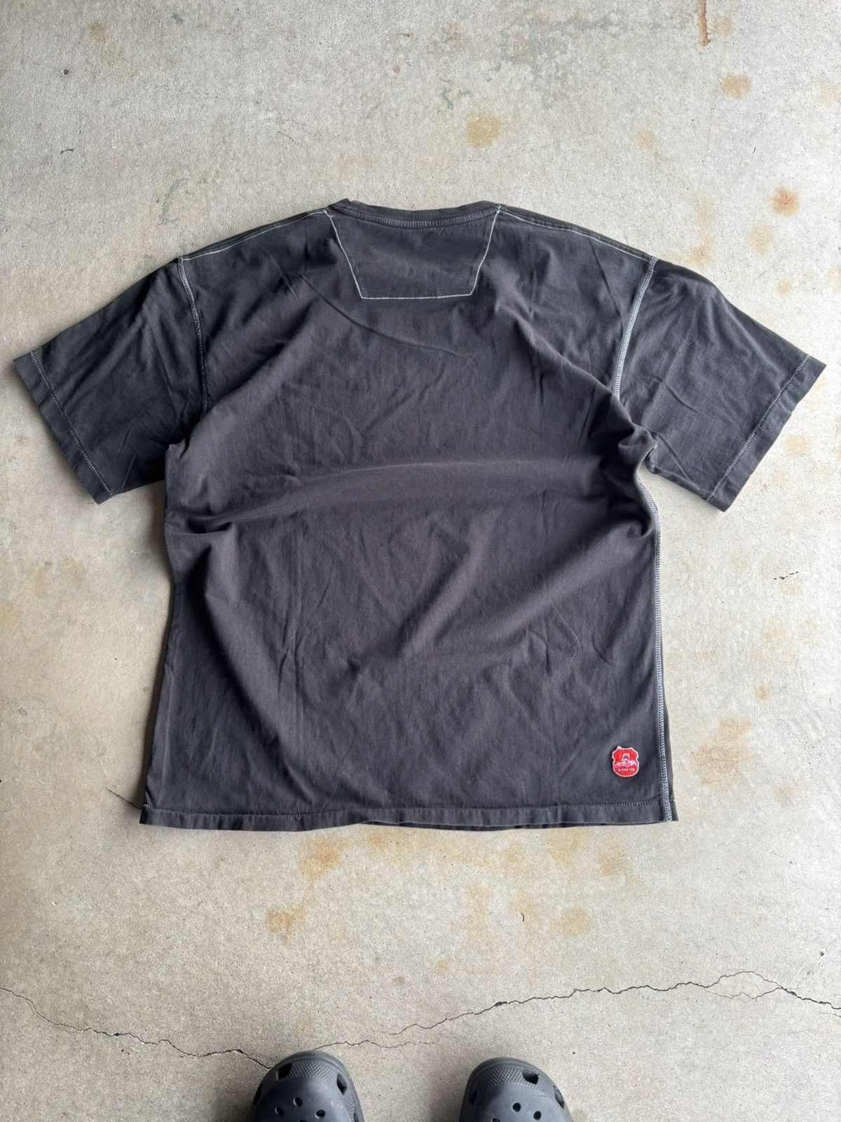 Other Vintage Alpine Pros Contrast Grunge Faded Black Tee Size US XL / EU 56 / 4 - 2 Thumbnail
