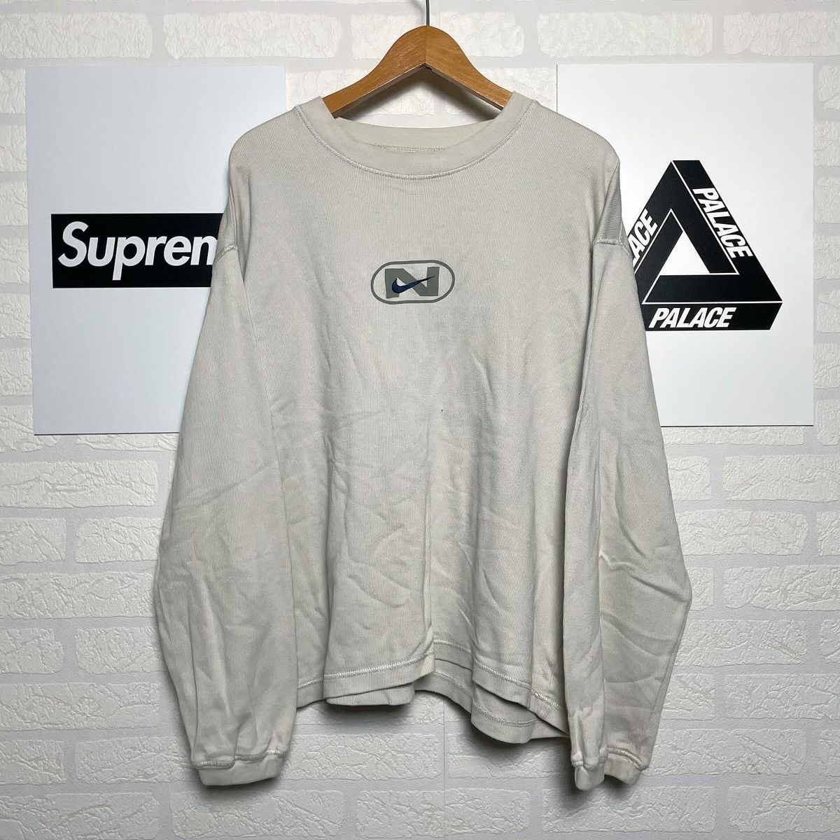 Nike 90’S Vintage sweatshirt Nike Streetwear Size US L / EU 52-54 / 3 - 1 Thumbnail