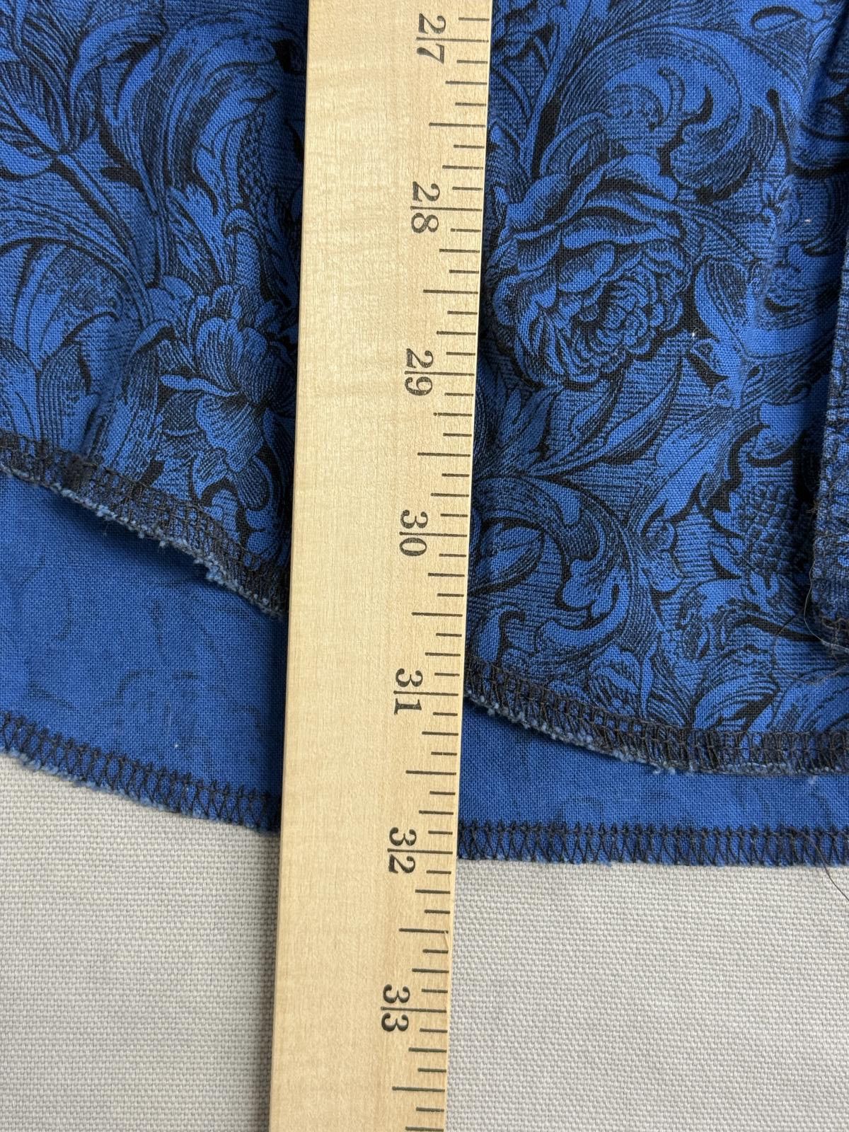 Wrangler Vintage Wrangler Grandad Collar Shirt LS Blue Long Sleeve L Size US L / EU 52-54 / 3 - 6 Thumbnail