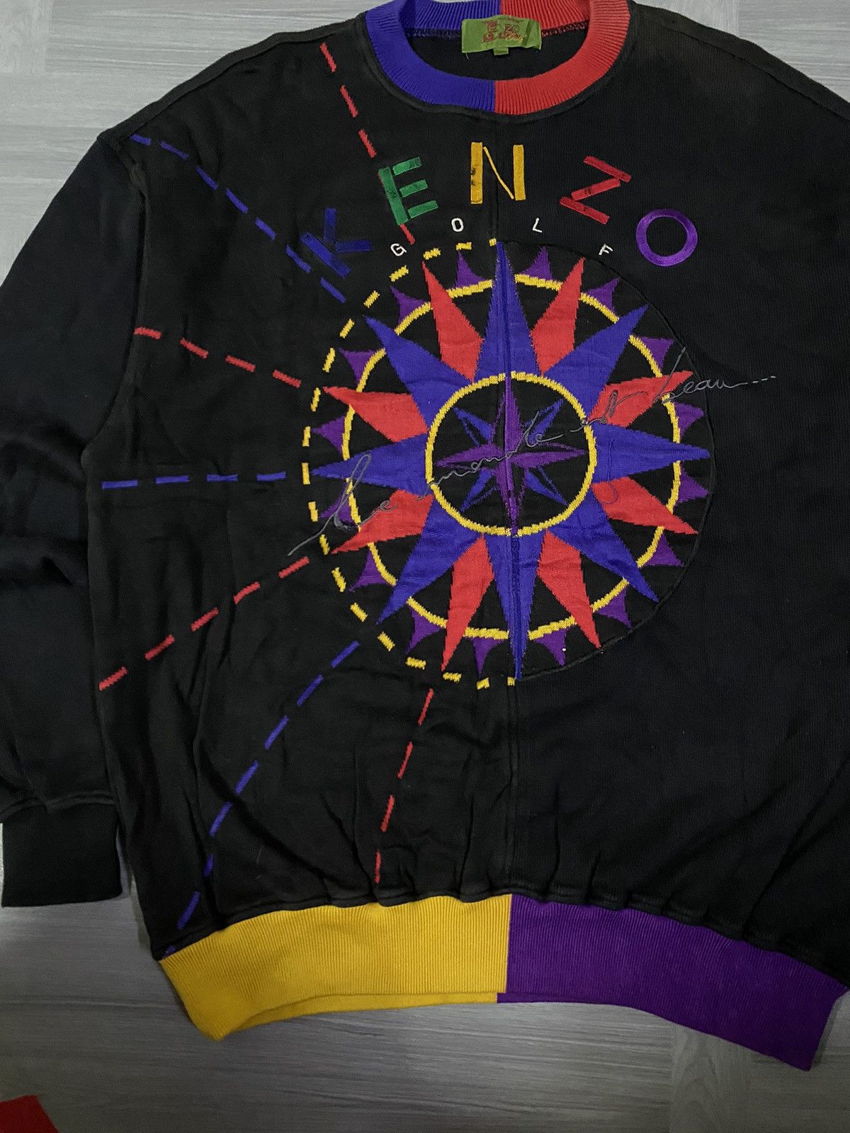 Kenzo Vintage Kenzo Golf Sweatshirt Embroidery Kenzo Golf Big Logo Size US L / EU 52-54 / 3 - 7 Thumbnail