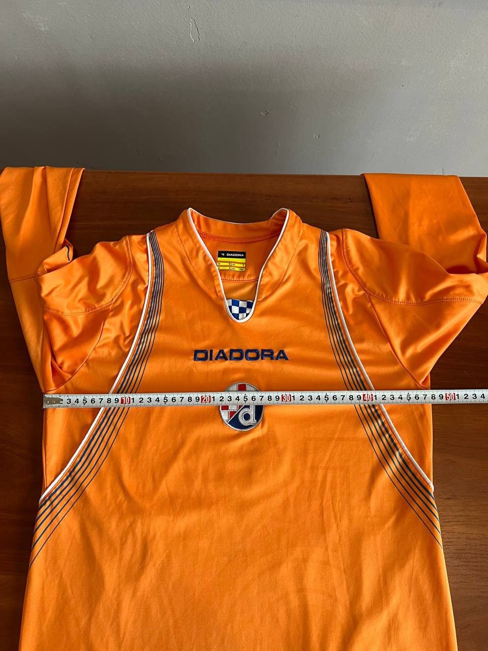 Vintage 2007/9 DINAMO ZAGREB #4 MATCH WORN DIADORA SOCCER JERSEY SzM Size US M / EU 48-50 / 2 - 12 Thumbnail