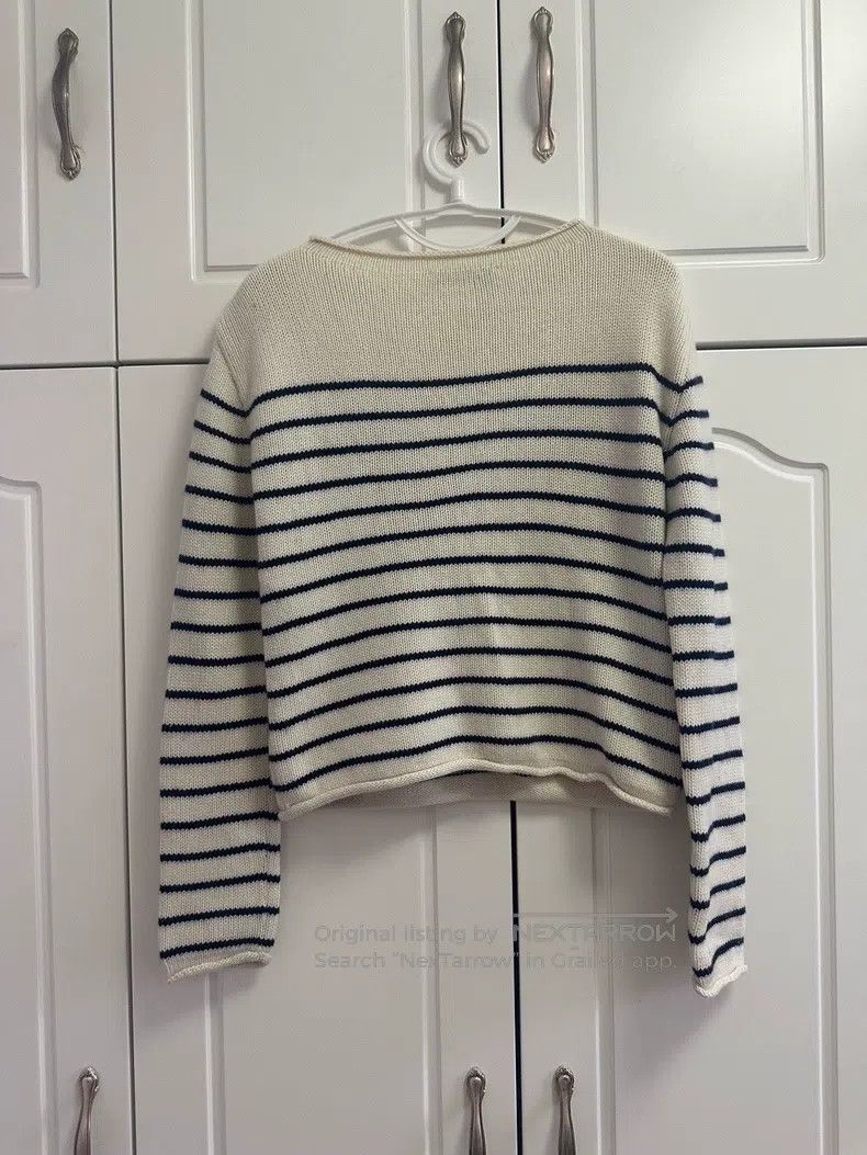 Dior Dior Boat trade embroidery logo cashmere striped sweater Size XS / US 0-2 / IT 36-38 - 4 Thumbnail