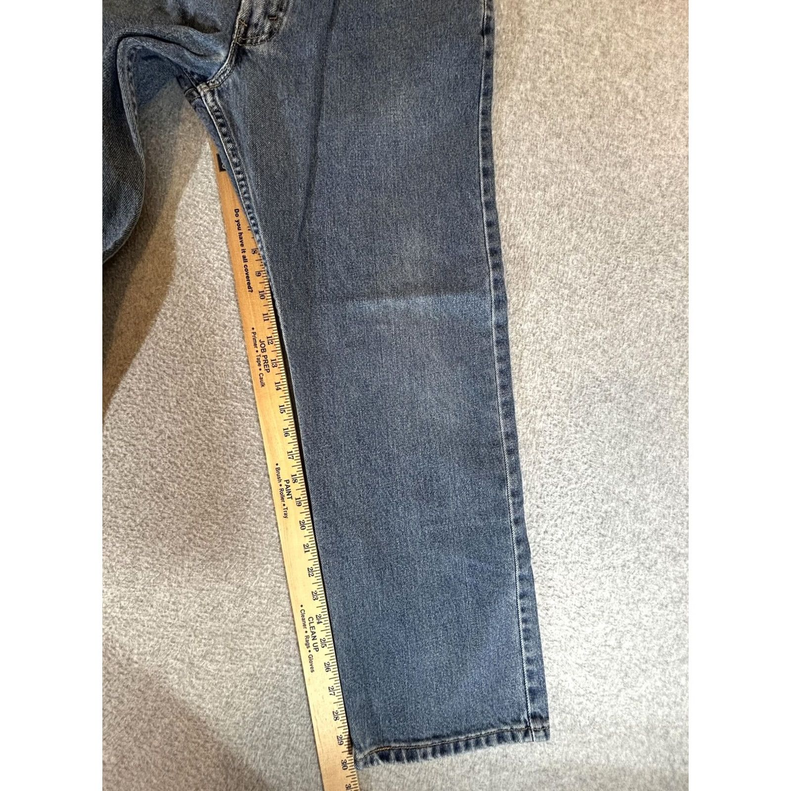 Levi's VINTAGE Levi's 505 Jeans Mens Regular Fit Straight Blue Medium Wash 34x30 Denim 100% Cotton Jeans Mens Size US 34 / EU 50 - 3 Thumbnail