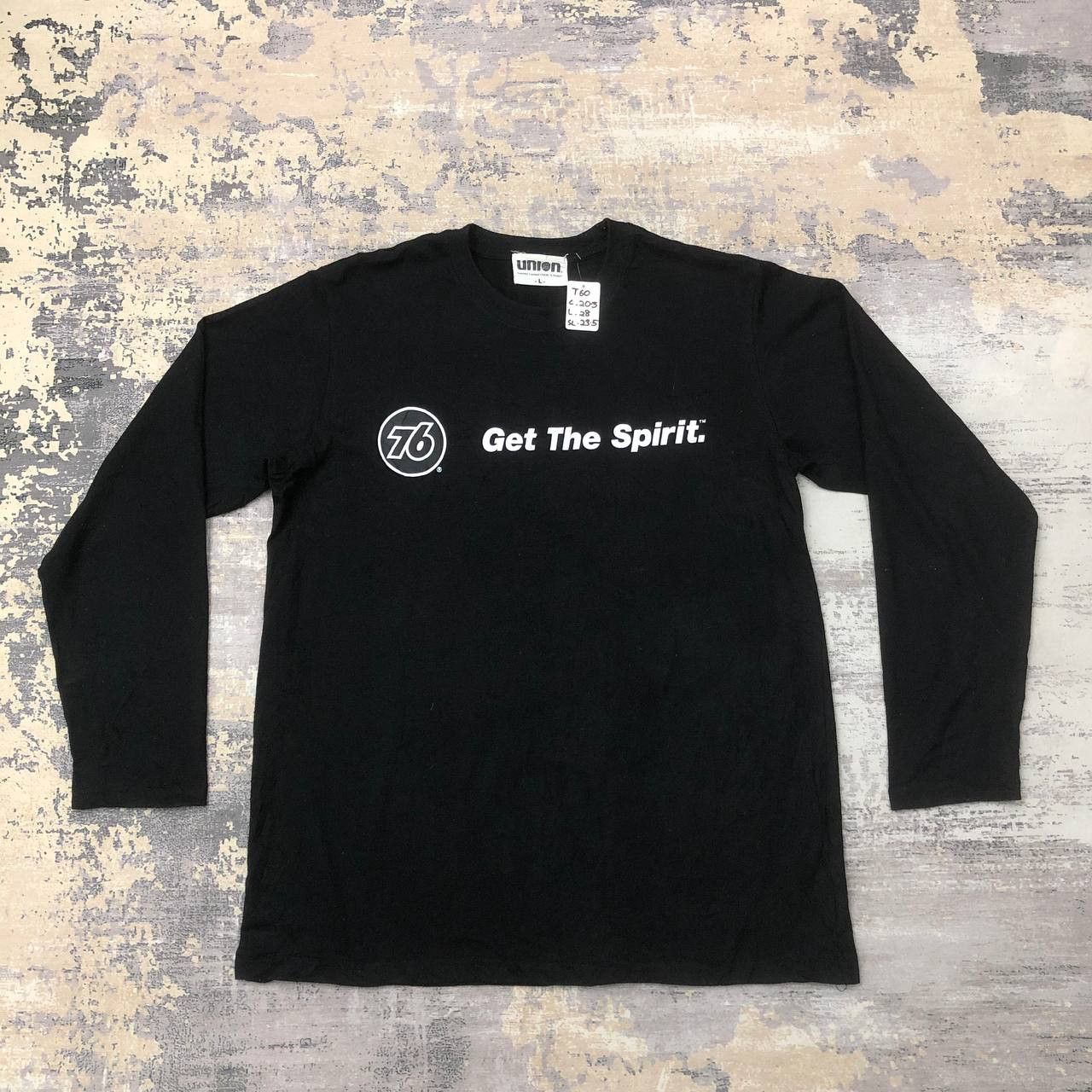 Vintage T60 UNION 76 LUBRICANTS RACING LONGSLEEVE TEE Size US L / EU 52-54 / 3 - 5 Thumbnail