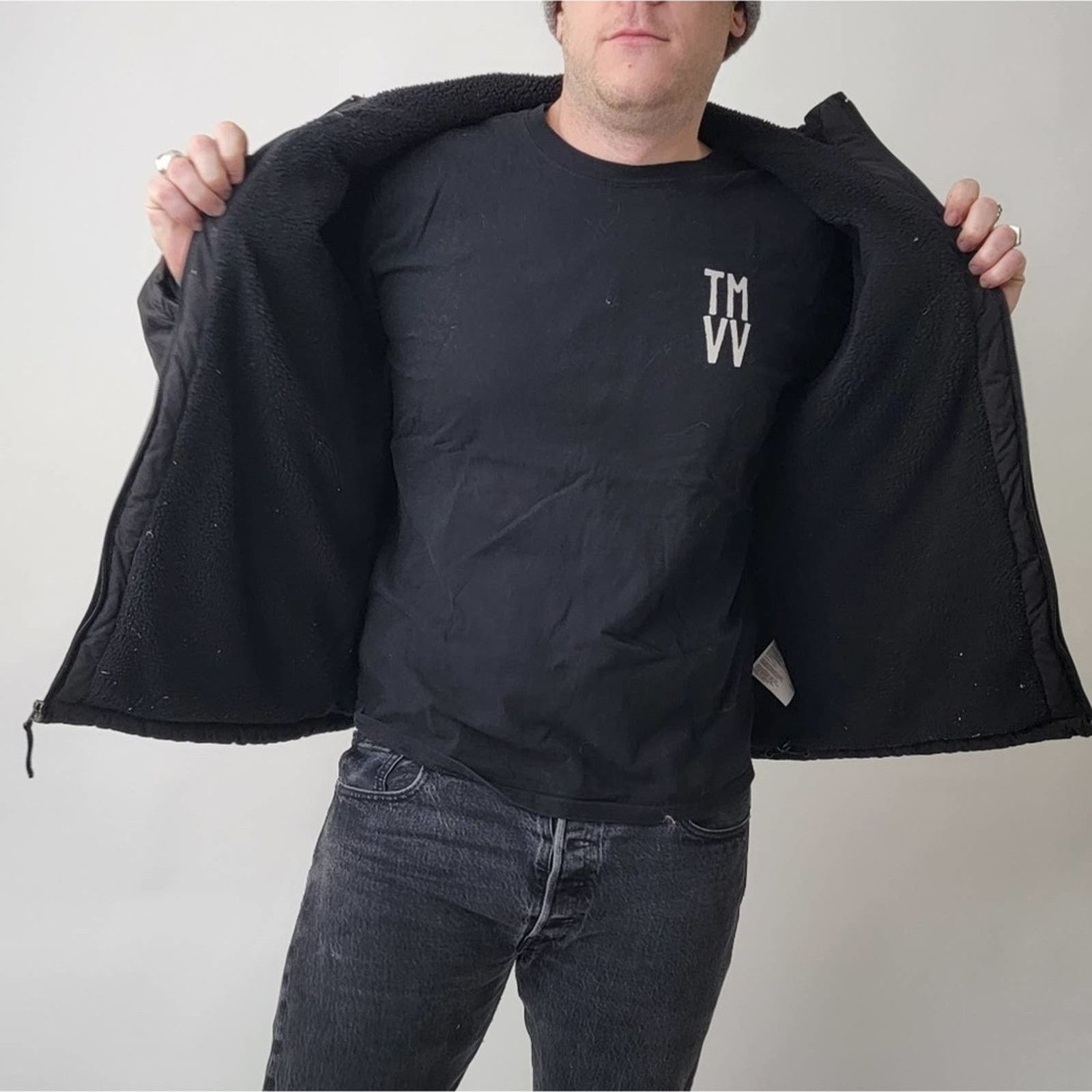 Nautica Nautica Black Sherpa Lined Jacket - M Size US M / EU 48-50 / 2 - 8 Thumbnail