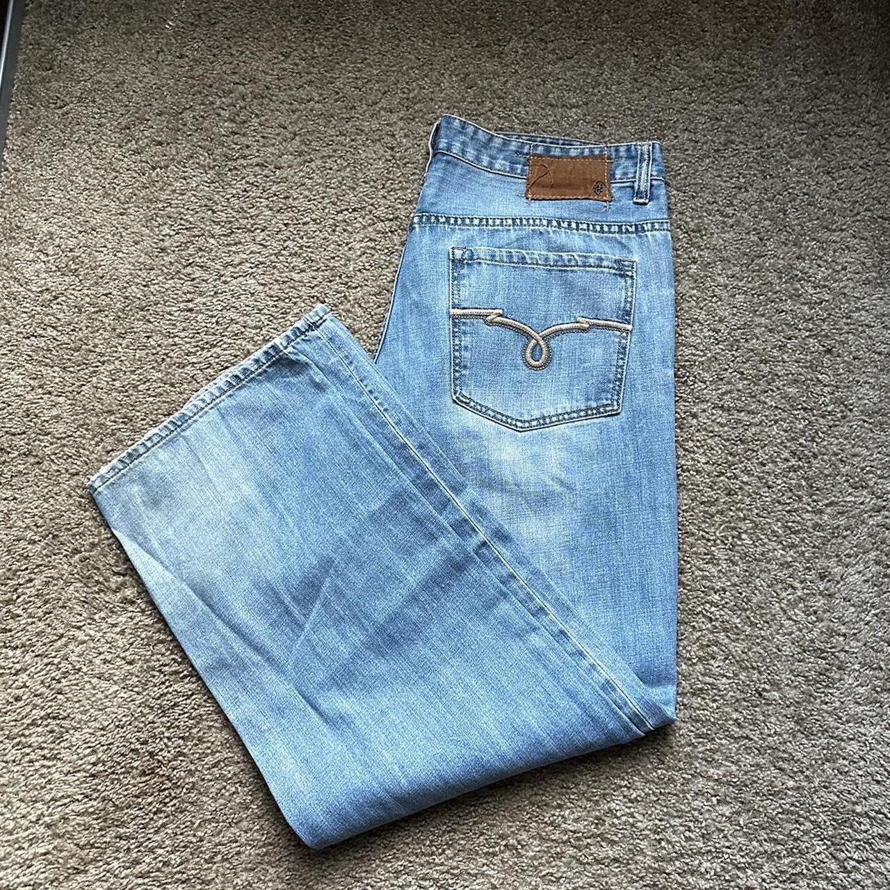 Ecko Unltd. × Vintage Blue baggy vintage y2k jeans with embroidery Size US 38 / EU 54 - 6 Thumbnail