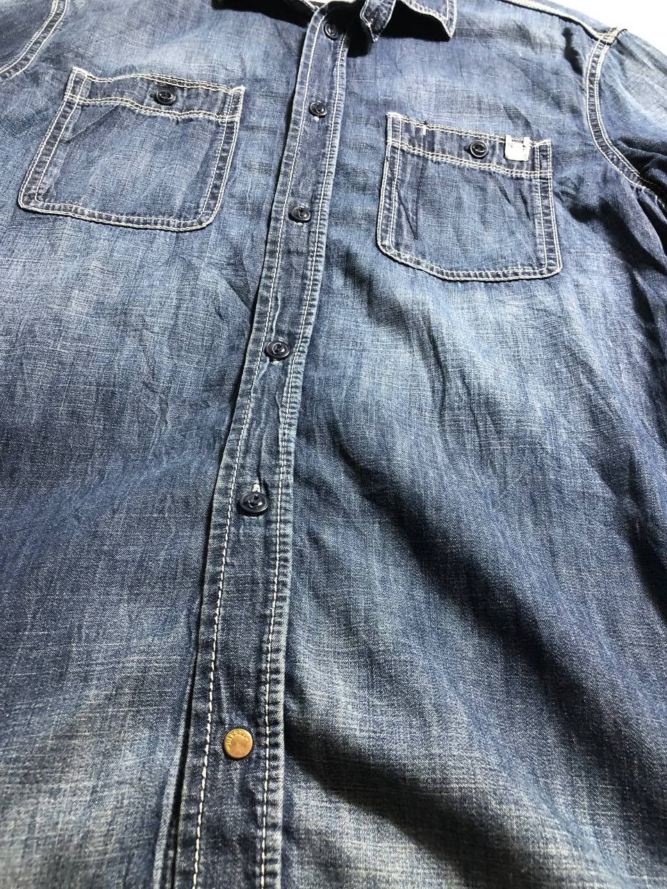Diesel Rare! Diesel Project Monogram Shirt Y2K Button Up 90s Size US L / EU 52-54 / 3 - 15 Thumbnail