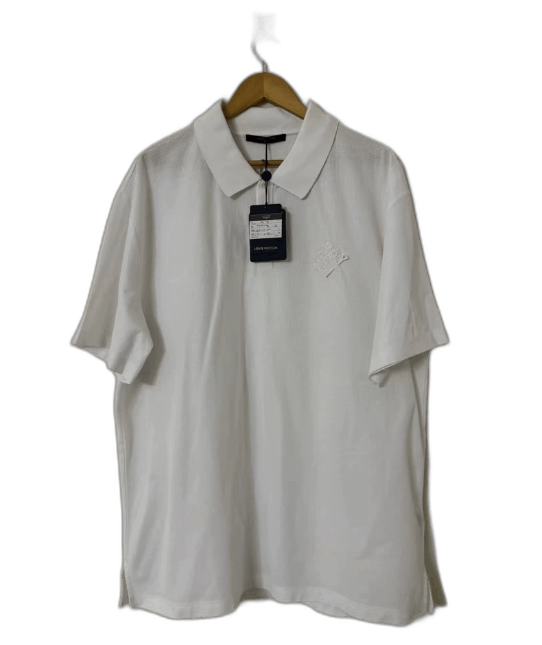 Louis Vuitton Louis Vuitton White Short Sleeve Polo Shirt Size US XXL / EU 58 / 5 - 1 Thumbnail