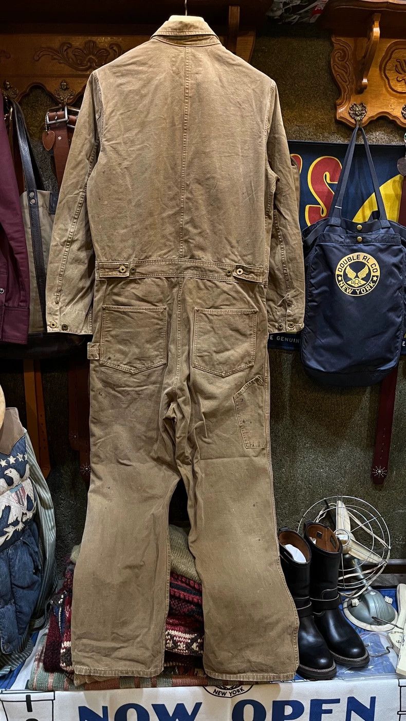 RRL Ralph Lauren RRL Ralph Lauren Splashing ink to make old jumpsuit Size US 32 / EU 48 - 2 Thumbnail