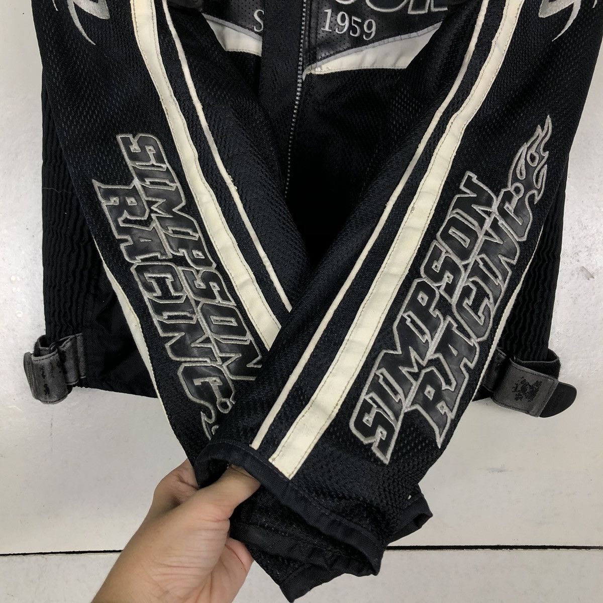 Japanese Brand 🔥VINTAGE SIMPSON RACING NORTH CAROLINA USA SINCE 1959 Size US L / EU 52-54 / 3 - 15 Thumbnail
