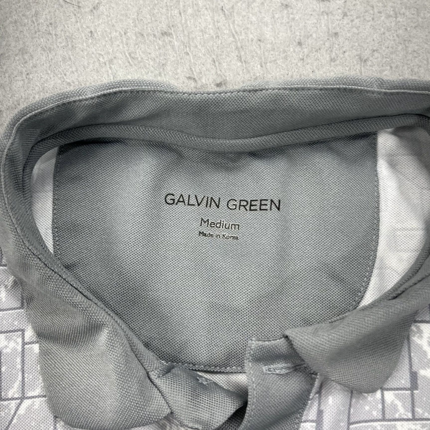 Galvin Green Galvin Green Polo Shirt Mens M Gray Golf Performance Abstract Loud Stretch Size US M / EU 48-50 / 2 - 3 Thumbnail