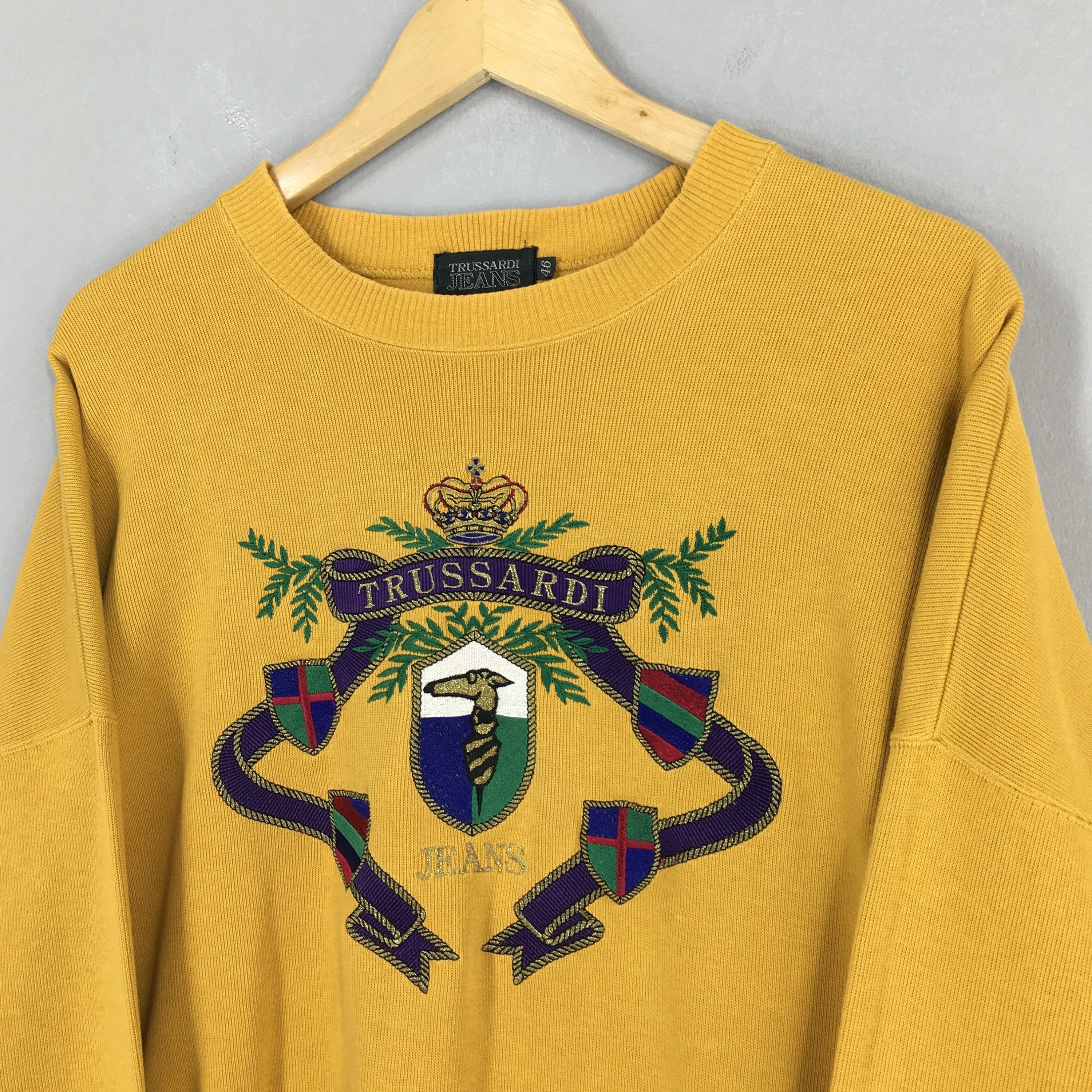 Trussardi Vintage Trussardi Jeans Crewneck Sweatshirt XLarge Size US XL / EU 56 / 4 - 3 Thumbnail