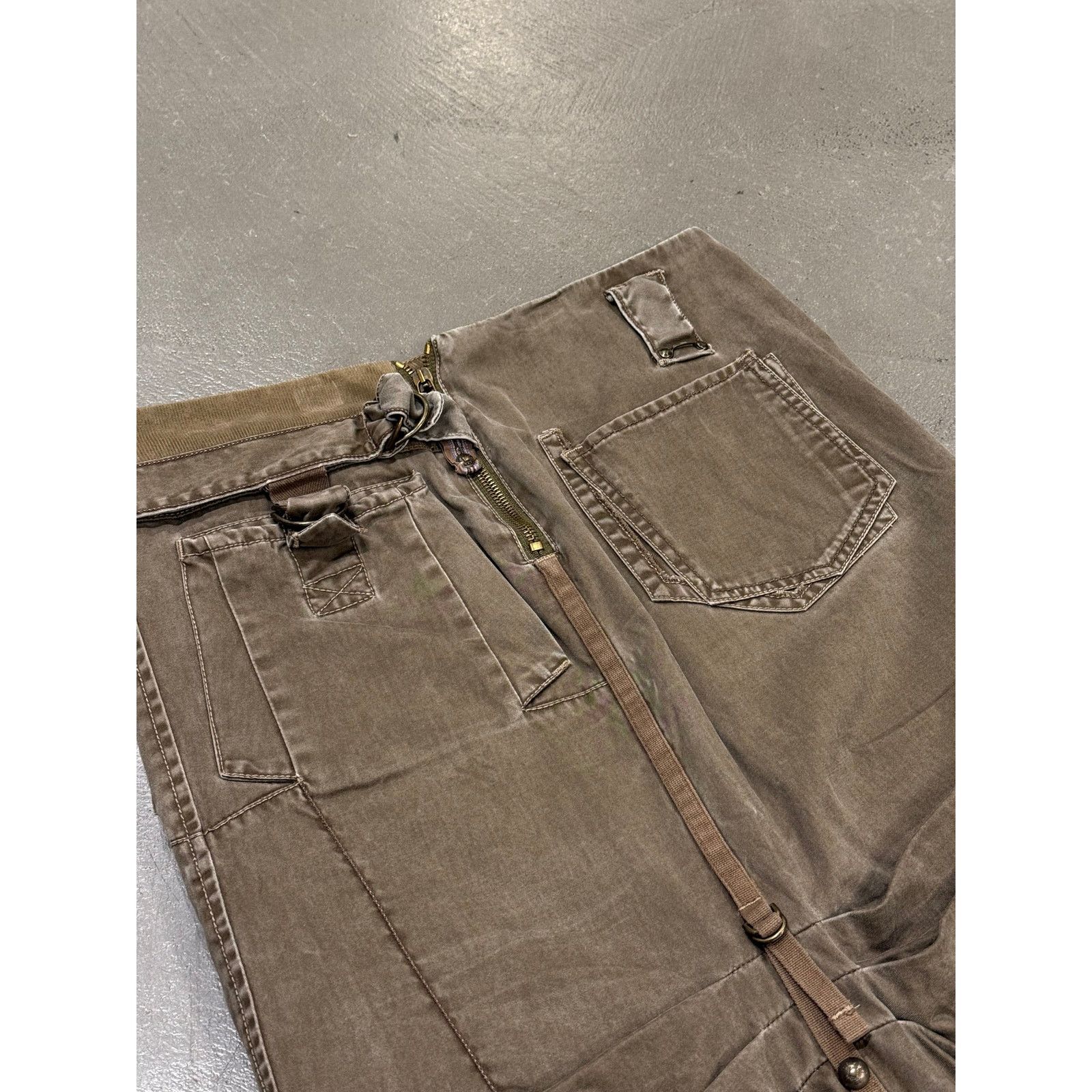 Marithe + Francois Girbaud 2000s Marithe Francois Girbaud asymmetrical skirt Size 24" / US 00 / IT 34 - 7 Thumbnail