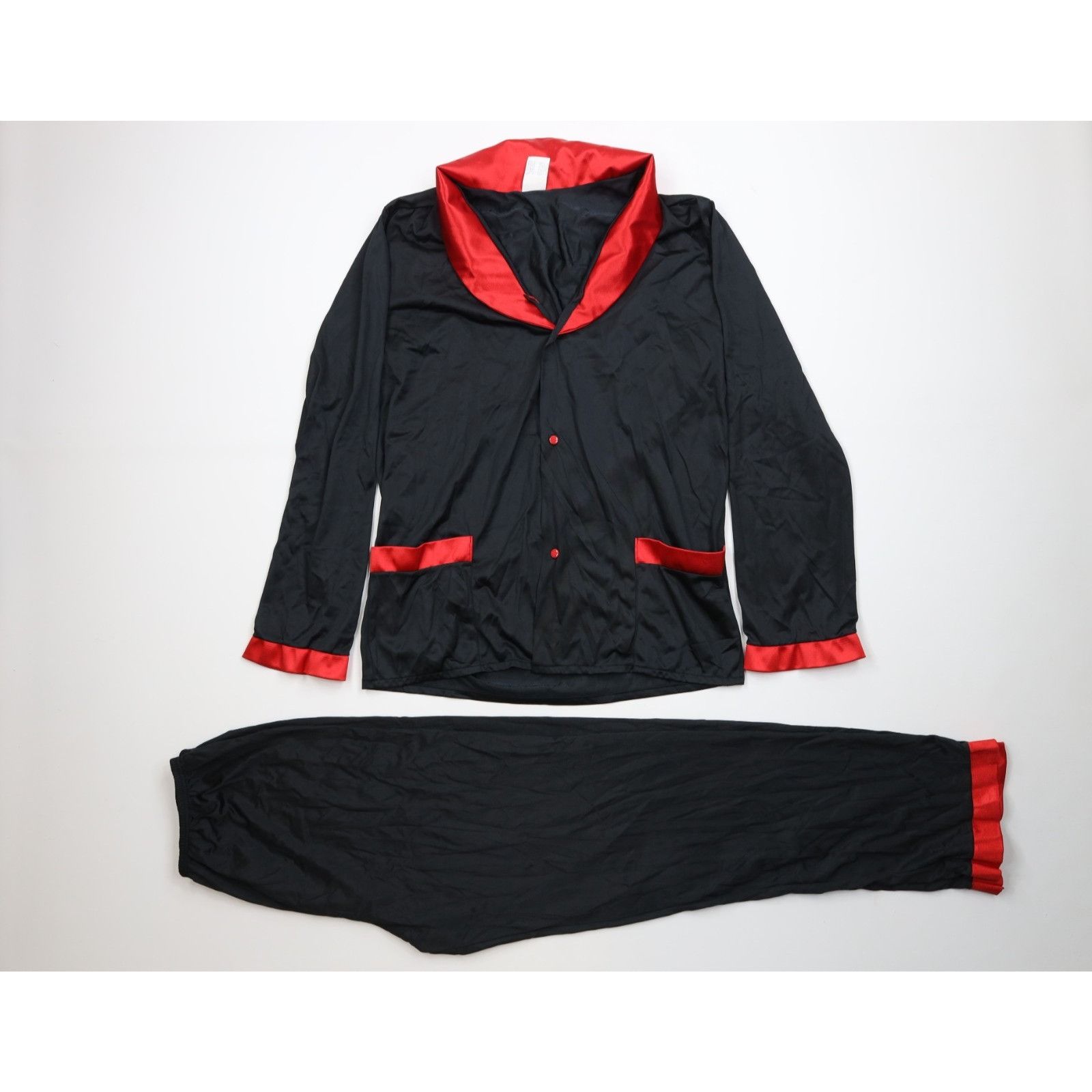 Vintage 70s 80s Undercover Wear 2 Piece Silky Nylon Pajamas