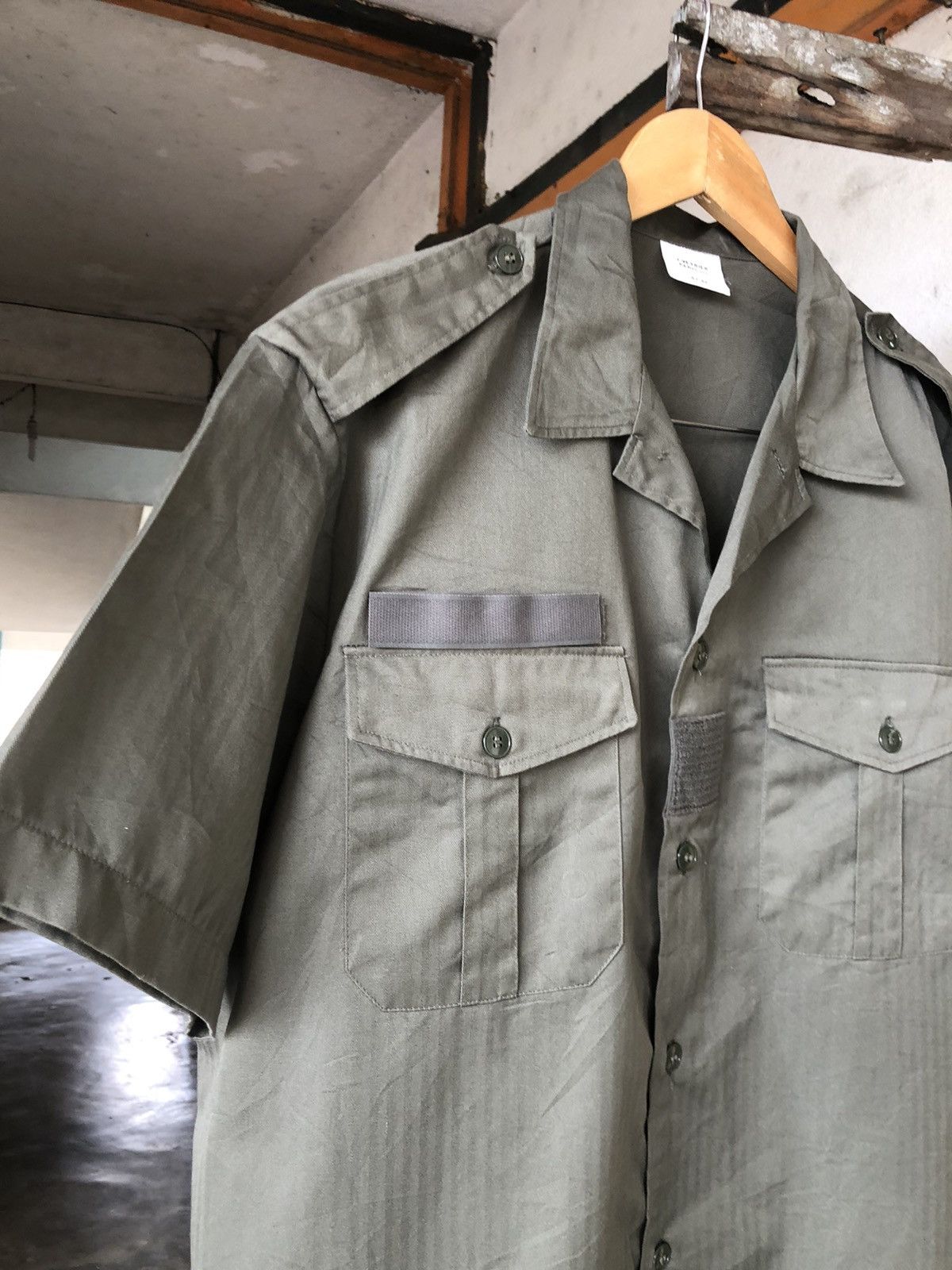 Vintage Vintage Y2K France Army Button Up Shirt Size US XXL / EU 58 / 5 - 7 Thumbnail