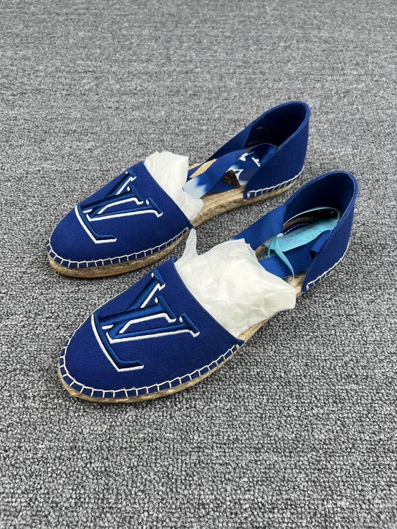 Louis Vuitton Louis Vuitton Blue Espadrilles Size US 6 / EU 39 - 1 Thumbnail